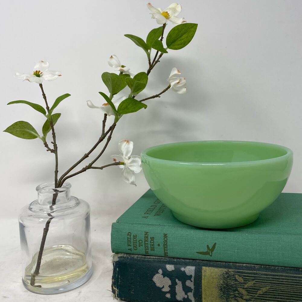 Fire King Oven Ware #14 Jadeite Small Dessert Bowl 5" Diameter